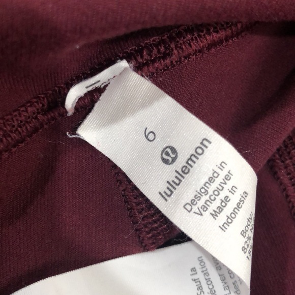 Lululemon Lunar SE Garnet Wunder Under 25” size 6 - Picture 11 of 13